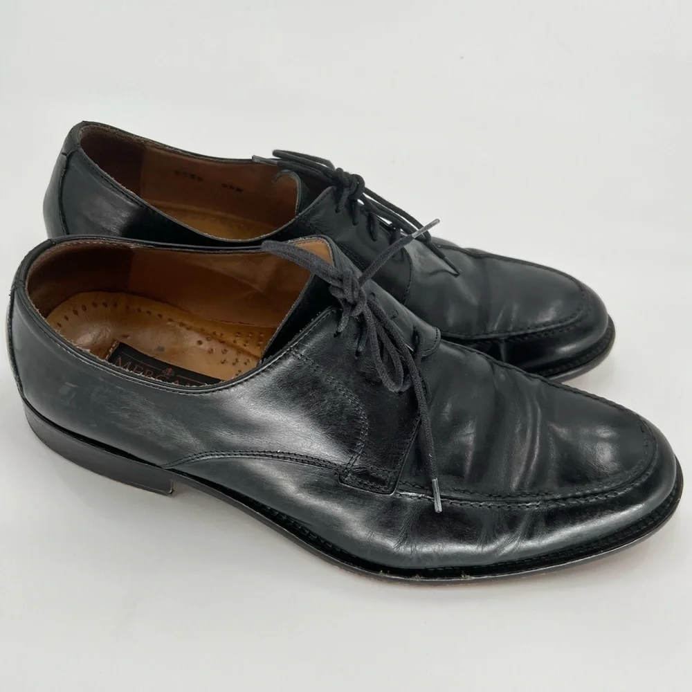 Mercanti Florentini black leather shoes size 9.5